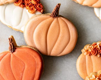 Pumpkin Spice Sugar Cookies with Royal Icing Recipe
