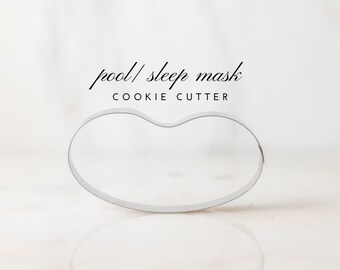 Swimming Pool - Spa - Seep mask Cookie Cutter - Sugar Cookies - Custom Cookies