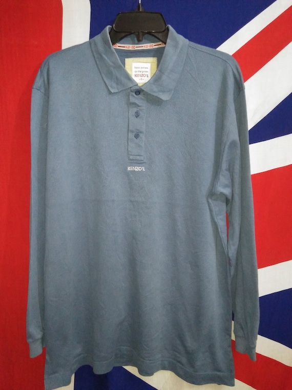 kenzo long sleeve polo shirt