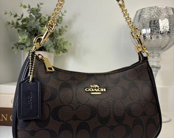 Coach Teri Shoulder Bag Brown