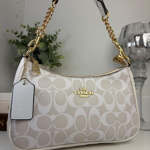 Vintage coach bag white - Etsy 日本