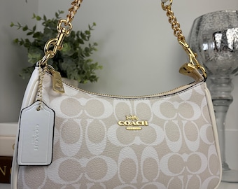 Coach Teri Shoulder Bag White