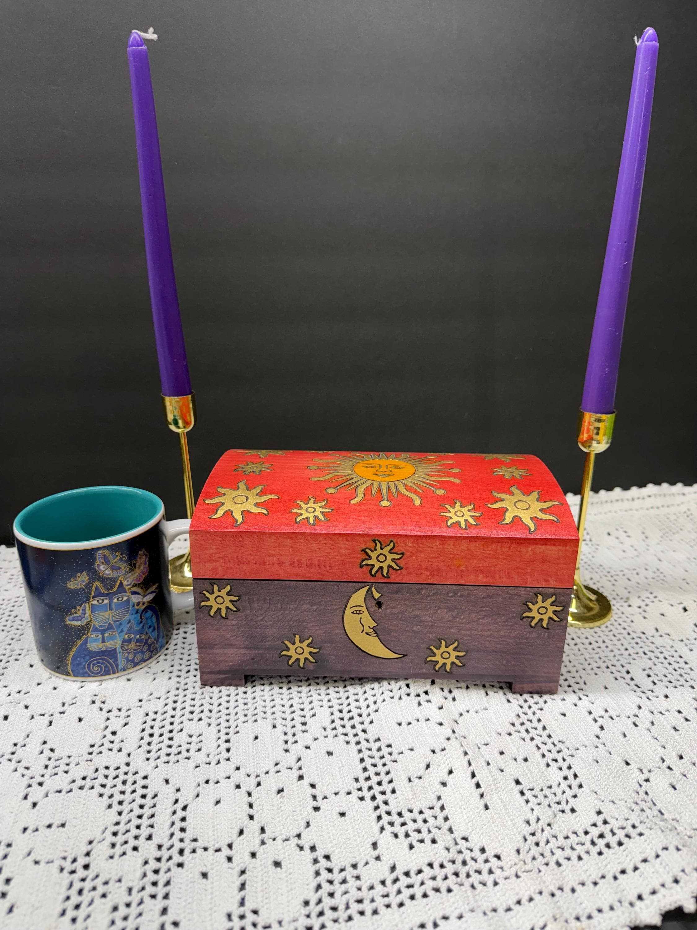 Vintage Sun Moon Star Boxes - Etsy