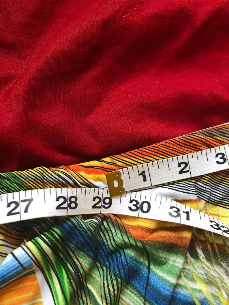 Retro 2000 Multi Colored Gypsy Skirt