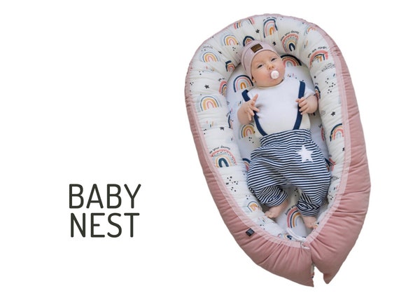 Baby Nest Baby Lounger Nid De Bebe Rainbow Etsy