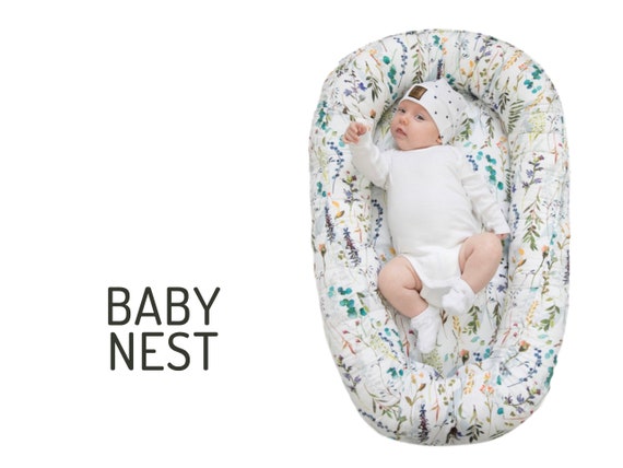 Baby Nest Baby Lounger Baby Pod Nid De Bebe Spring Field Etsy Baby Nest Baby Lounger Baby Pod Nid De Bebe Spring Field Etsy