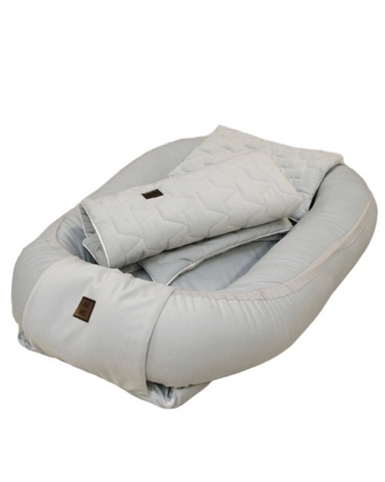 Baby Pod Premium Bevelvet Baby Nest Nid De Bebe Gray Baby Lounger Accessories Baby Carriers Wraps Rmsintschool Com