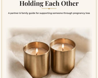 Pregnancy Loss Support Guide Printable, Partner Grief Help, Family Care Book, After Miscarriage