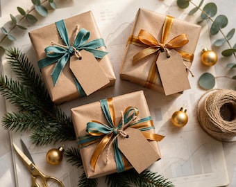 Christmas Gift Tracker Planner, Holiday Budget & Tags (Digital Download)