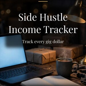 Side Hustle Income Tracker, Gig Profit & Loss, 1099 Tax Planner (PDF) image 1