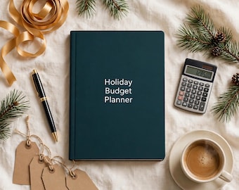 Holiday Budget Planner Printable, Christmas Spending Tracker, Gift Organizer (PDF)