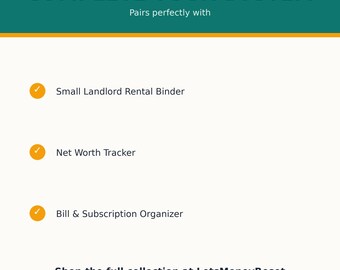 Rental Property Excel Spreadsheet | Landlord Rent Tracker, Income Expense Workbook (Digital Download)