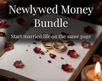 Newlywed Money Bundle | Couples Budget, Wedding & Home Buying Planner (Digital Download)