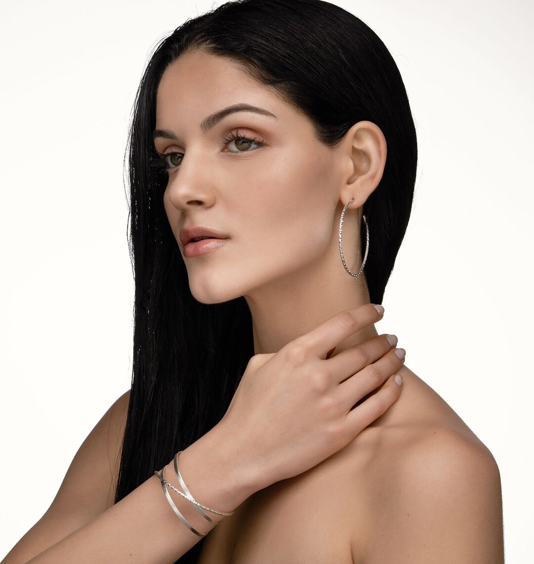 Silver Cuff Bracelet Silver Bracelet Wide Cuff Wedding Etsy