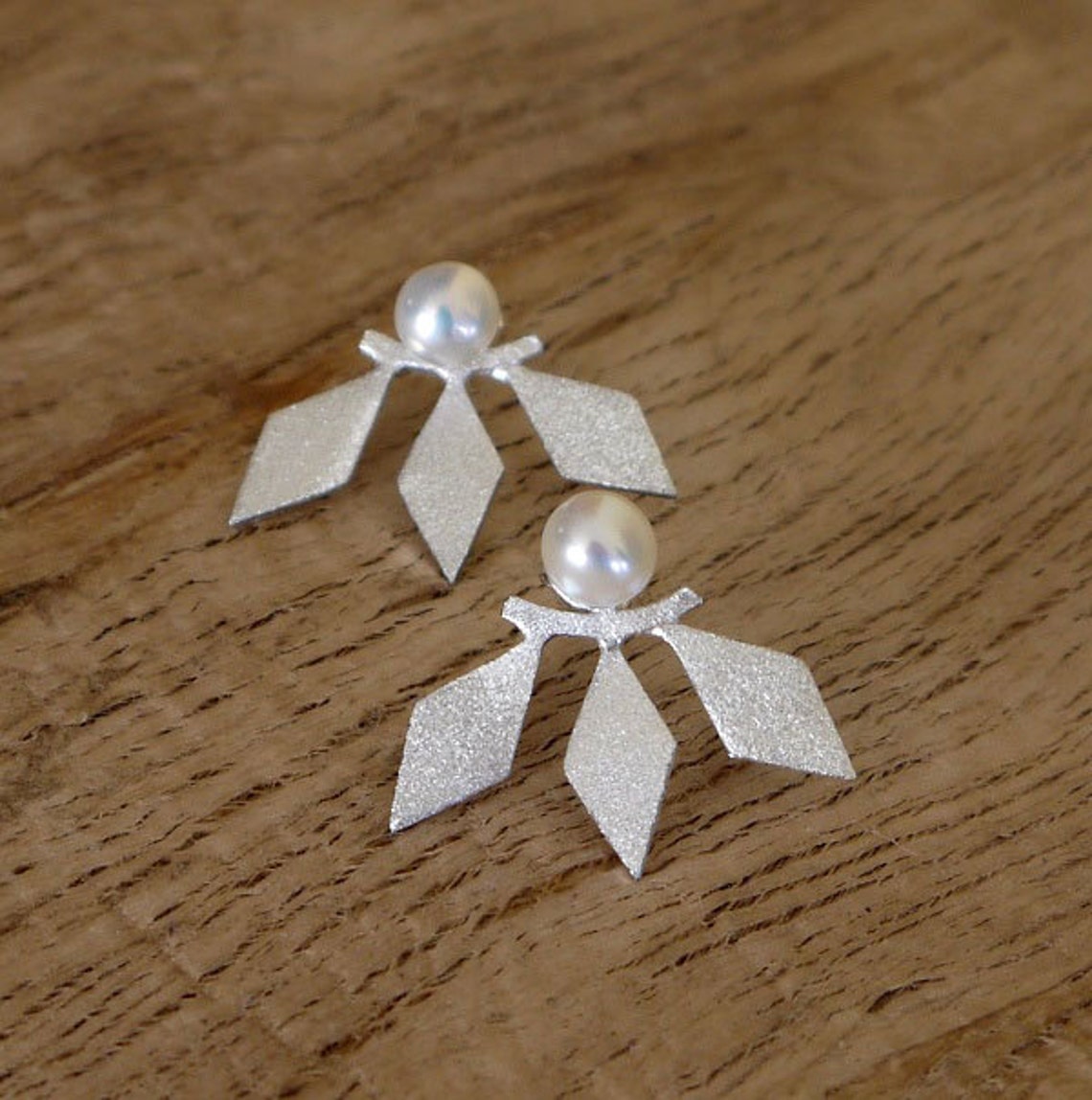 Ear Jacket Earrings Silver Earring Jackets Gold Ear Jackets Etsy