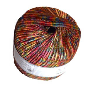 Namaste yarn Purple teal Soft PLAYFUL ribbon yarn 50 Grams