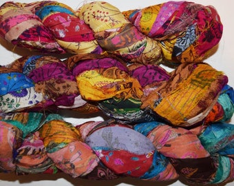Recycled Sari Ribbon PrintPrint color