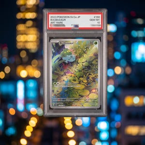 2023 Bulbasaur Sv2a 166 165 Slab | Perfect Gift for Boyfriend and Gamers