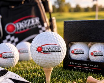 Dozer Racing Golf Balls, 6pcs