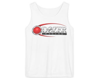 Green Semi Truck Smoke Boom Boom Grown Tank Top | Dozer Racing Logo