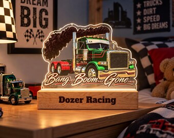 Pete Custom Logo Acrylic Night Light | Personalized