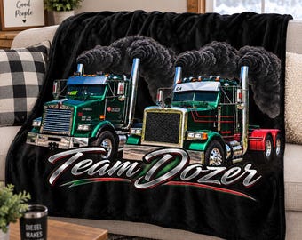 Team Dozer Racing Sherpa Blanket