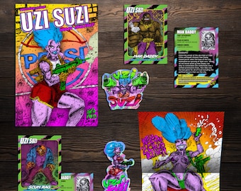 Uzi Suzi Issue #1 Early Bird Comic Book Bundle