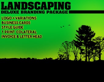 Landscaping Company, Branding Package, Marketing Package, Brand Identity, Business Cards, Branding Kit, Marketing Kit, Brand Package, Lawn