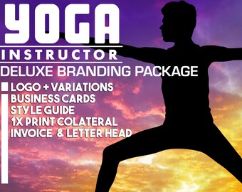 YOGA Instructor, Branding Package, Marketing Package, Business Cards, Branding Kit, Marketing Kit, Brand Package