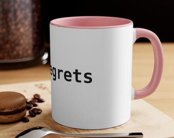 No Gregrets Mug | Funny Coffee Mug, Pun Gift for Greg