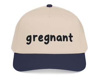 Gregnant Baseball Cap | Funny Pun Dad Hat, Pregnancy Parody Gift, Adjustable Cap
