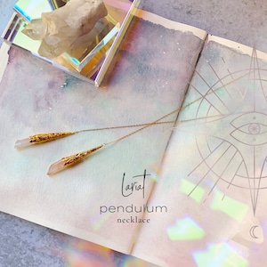 Goldene Lasso Pendel Lariat Kette / Kristall Lariat