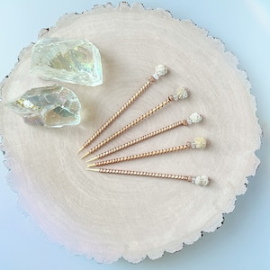 Selenite Crystal Plant Charm - Energetic Purification for Your Indoor Oasis - Electro-culture for indoor plants - One Charm