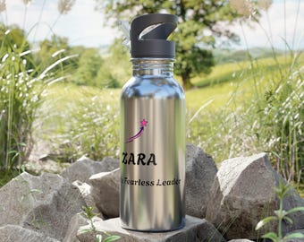 Stainless Steel Water Bottle Straw 20oz | Insulated Metal Bottle