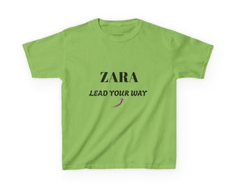 Lead Your Way Kids T-Shirt | Little Fearless Leader Youth Tee | Inspirational Girls Shirt