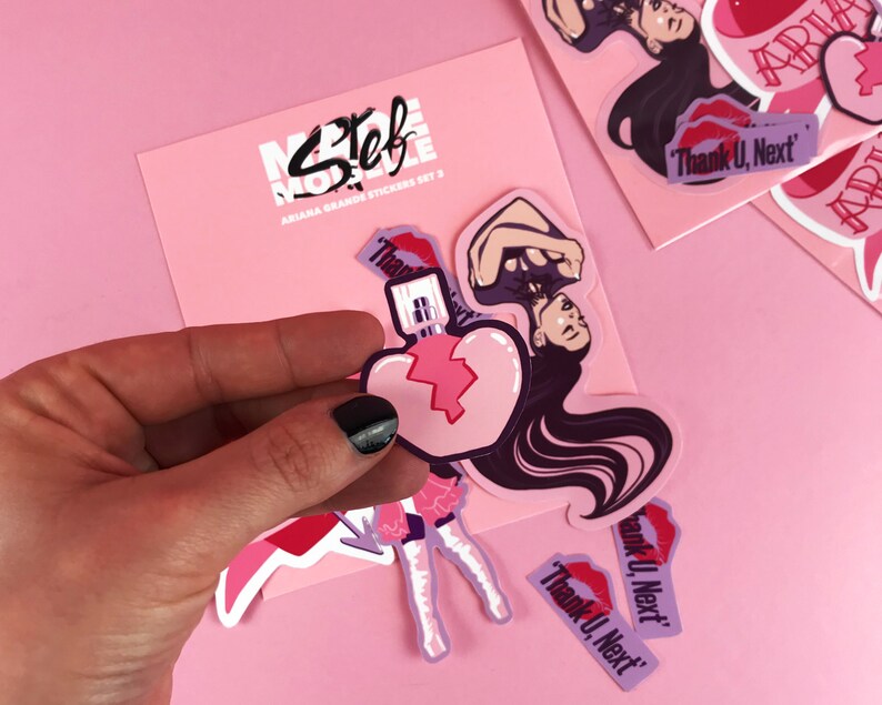 ariana grande stickers set cute ariana grande stickers etsy