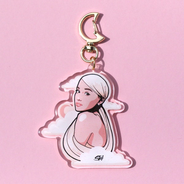 Ari Inspired Keychain - Sweetener Keychain - Mademoiselle Stef Keychains - Cute Keychain
