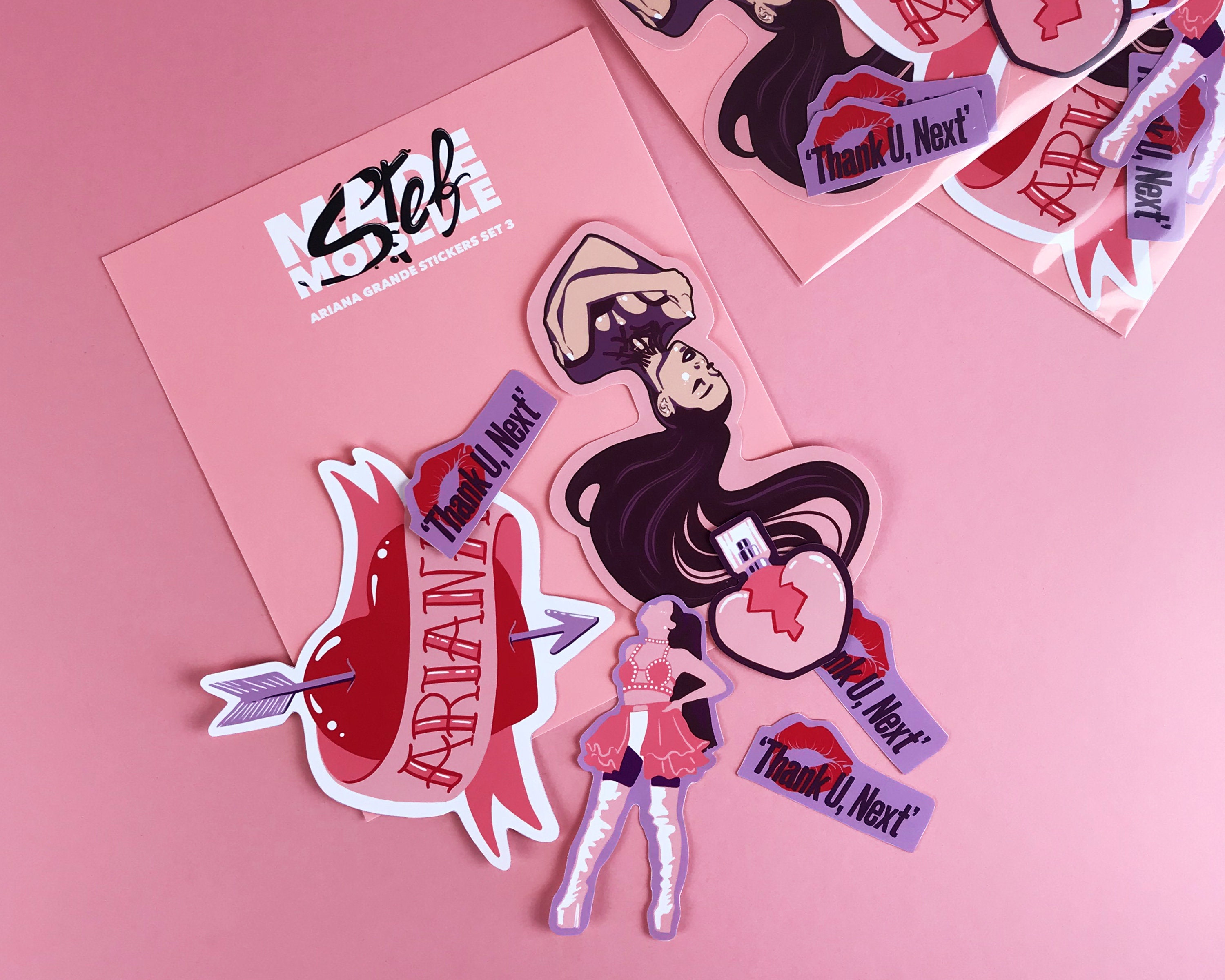 Ariana Grande inspired Stickers Set - Cute Ariana Stickers - Sweetene…