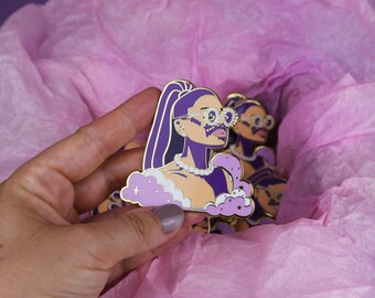 Ari Inspired Pin - Ari Enamel Pin - Ari Sunglasses Enamel Pin - Mademoiselle Stef Enamel Pins - Cute Pins - Ari