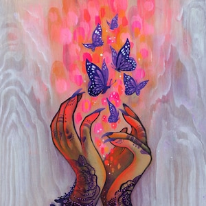 PAPER PRINT &quot;Lightworker II&quot; by Phresha - fine art print in a variety of sizes, inspiring artwork, magical realism