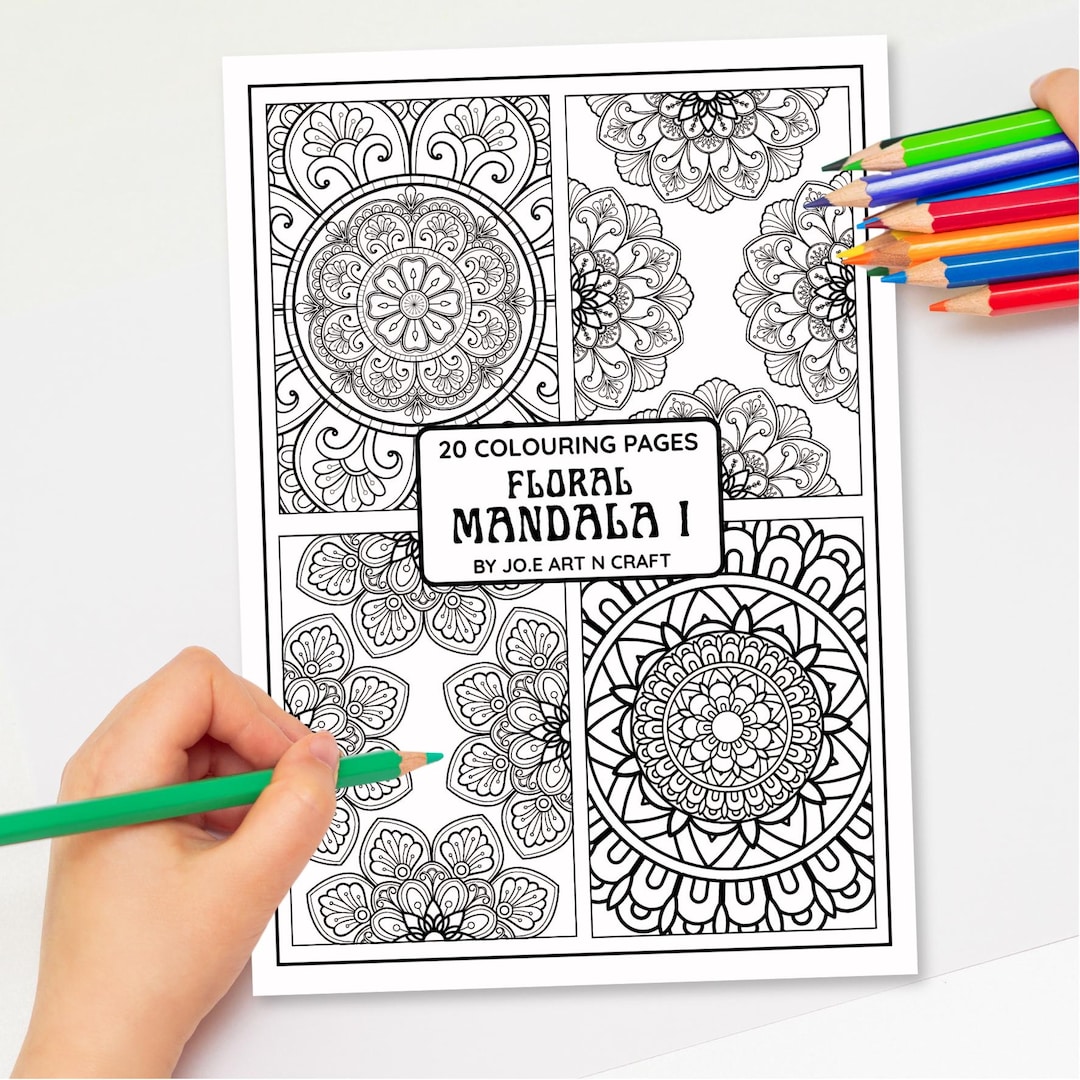 Mandala Coloring Pages — Example 1 Mandala Coloring Pages — Example 1