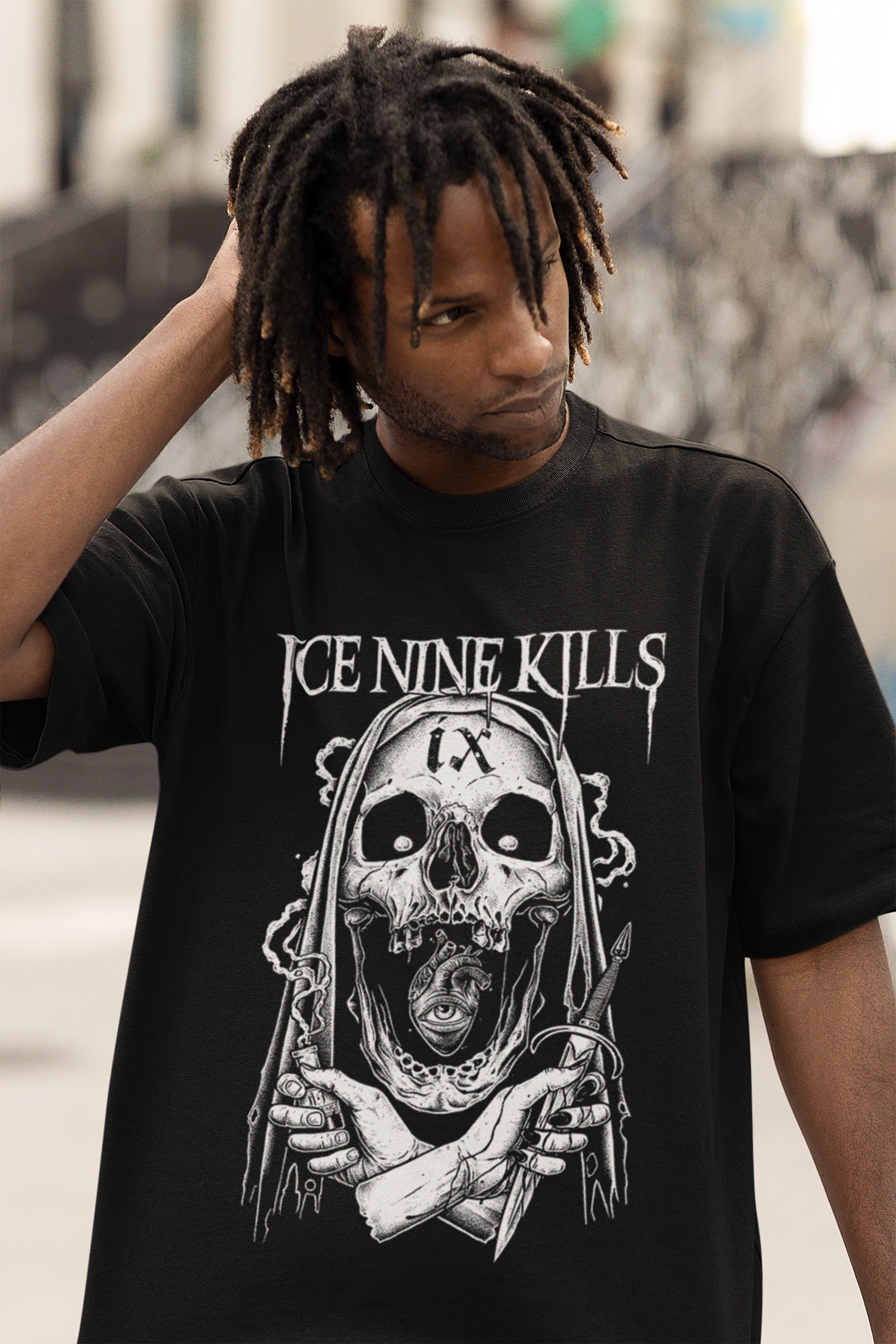 Discover Ice Nine Kills Skeleton The Silver Cream T-Shirt