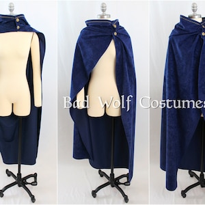 Versatile Fantasy Cape of the Wizard - Color options! - Magical, celestial, mage, witch, sorcerer - Suede-like