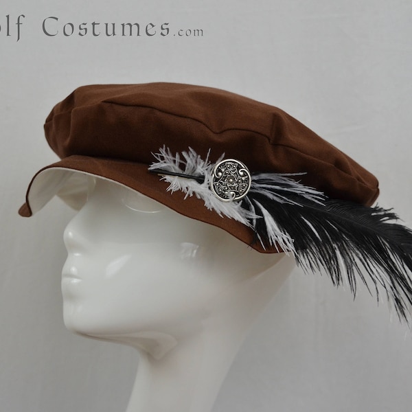 Renaissance Hat - customizable - medieval, fantasy, costume, cosplay, LARP - color options!