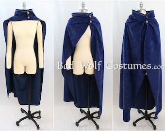 Versatile Fantasy Cape of the Wizard - Color options! - Magical, celestial, mage, witch, sorcerer - Suede-like