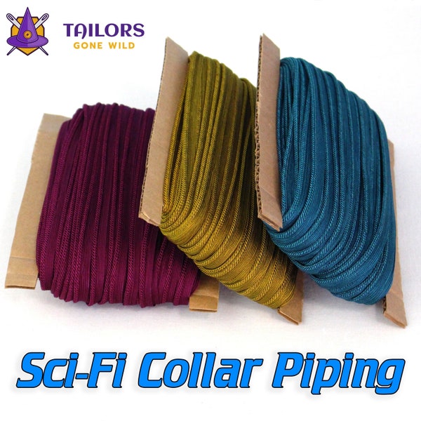 Custom-Dyed Sci-Fi Collar Piping