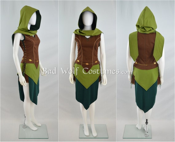 Elf Costume Fantasy Wood Elven Ranger Forest Archer | Etsy