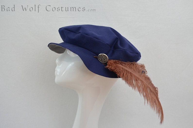 Renaissance Hat customizable medieval, fantasy, costume, cosplay, LARP color options image 6