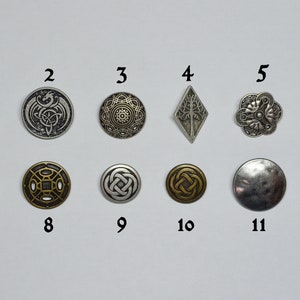 Versatile Fantasy Cape Color & button options Sword, dragon, Celtic, horse, tree of life Suede-like image 6