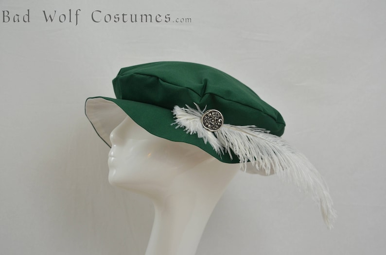 Renaissance Hat customizable medieval, fantasy, costume, cosplay, LARP color options image 5